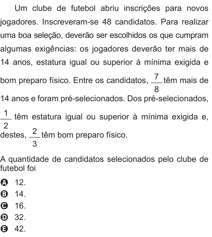 Questão 175 no caderno Cinza do ENEM PPL 2014