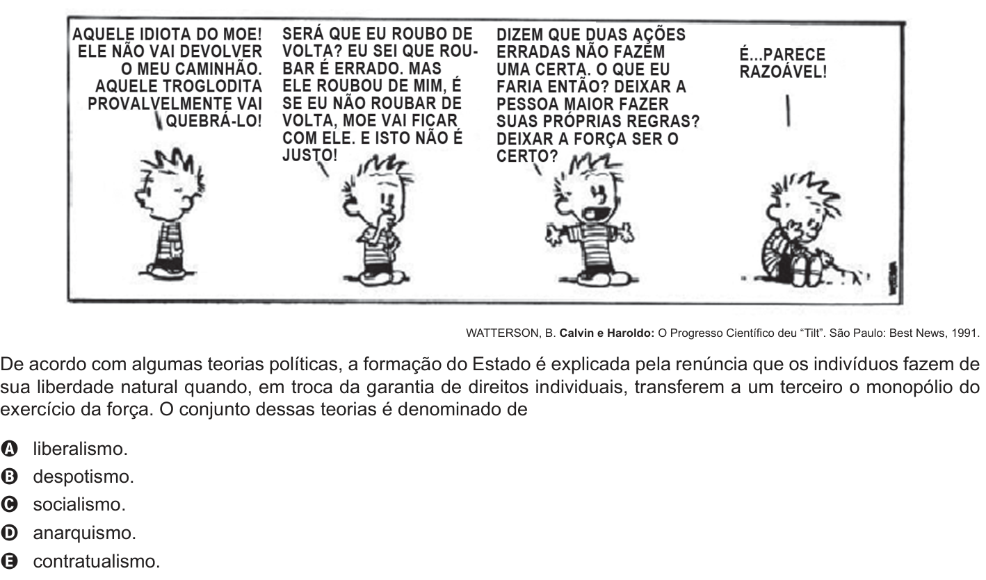 Questão 7 no caderno Branco do ENEM PPL 2012