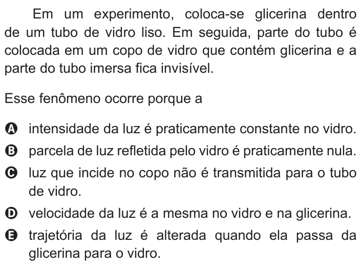 Questão 78 no caderno Branco do ENEM PPL 2012