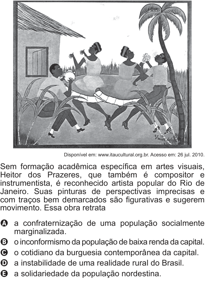Questão 96 no caderno Cinza do ENEM PPL 2012
