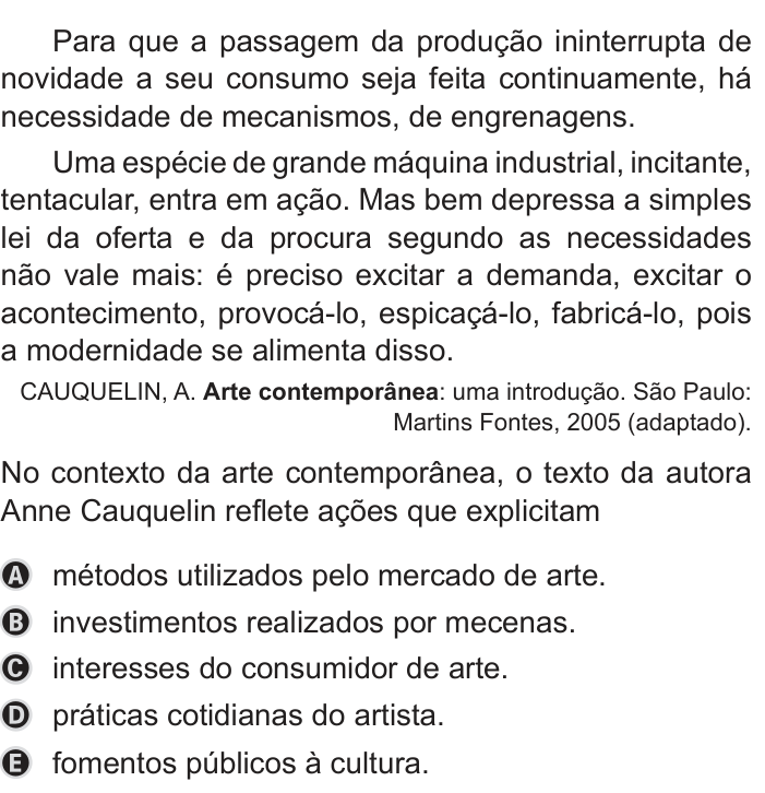 Questão 27 no caderno Azul do ENEM PPL 2019