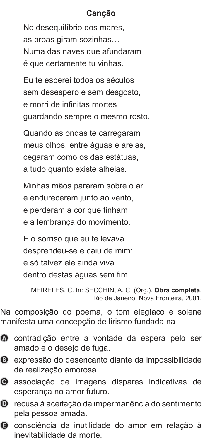 Questão 29 no caderno Azul do ENEM PPL 2019