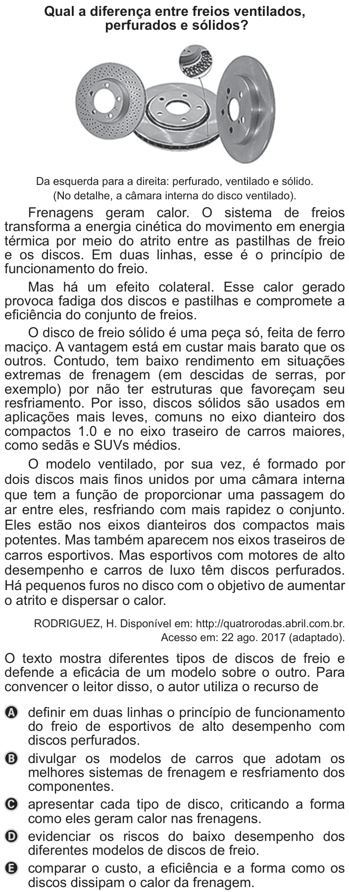 Questão 30 no caderno Azul do ENEM PPL 2019