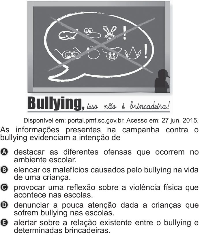 Questão 34 no caderno Azul do ENEM PPL 2019