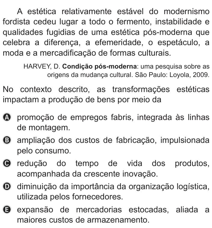 Questão 75 no caderno Azul do ENEM PPL 2019