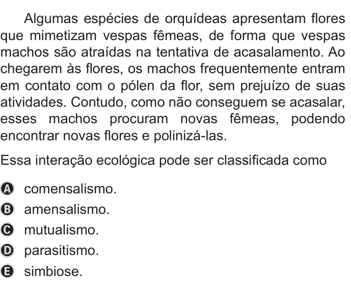 Questão 95 no caderno Azul do ENEM PPL 2019