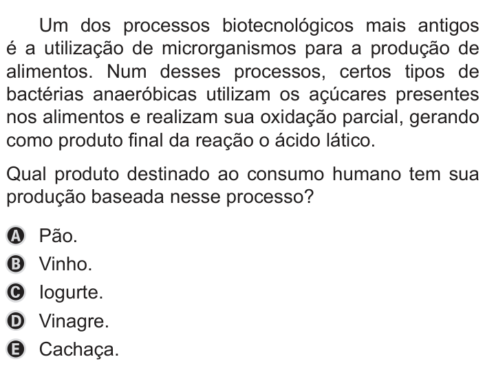 Questão 114 no caderno Azul do ENEM PPL 2019