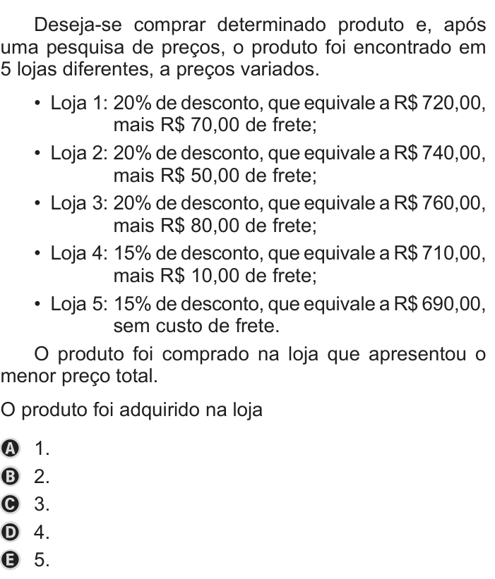 Questão 171 no caderno Azul do ENEM PPL 2019