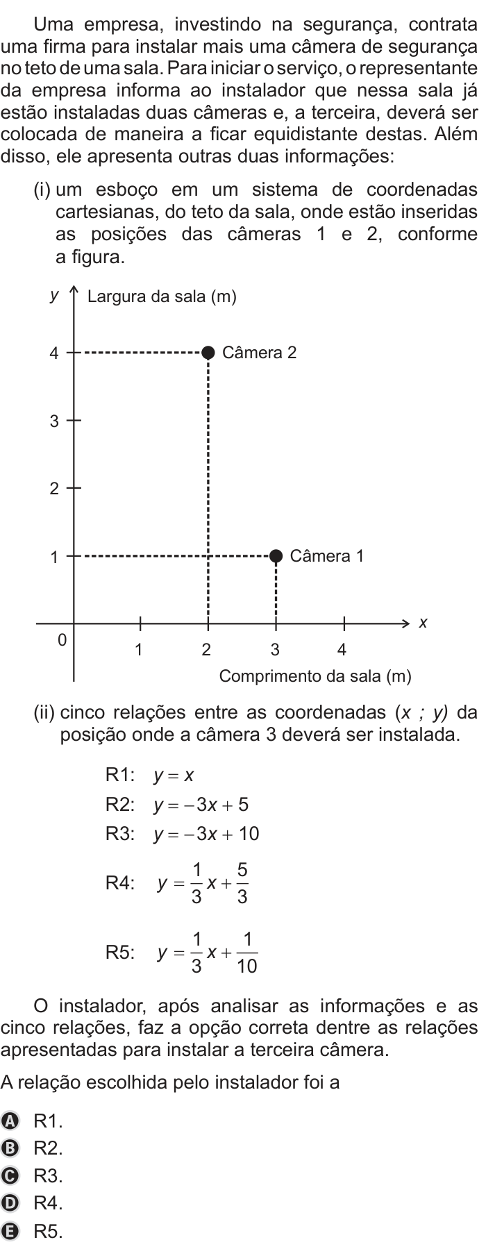 Questão 174 no caderno Azul do ENEM PPL 2019