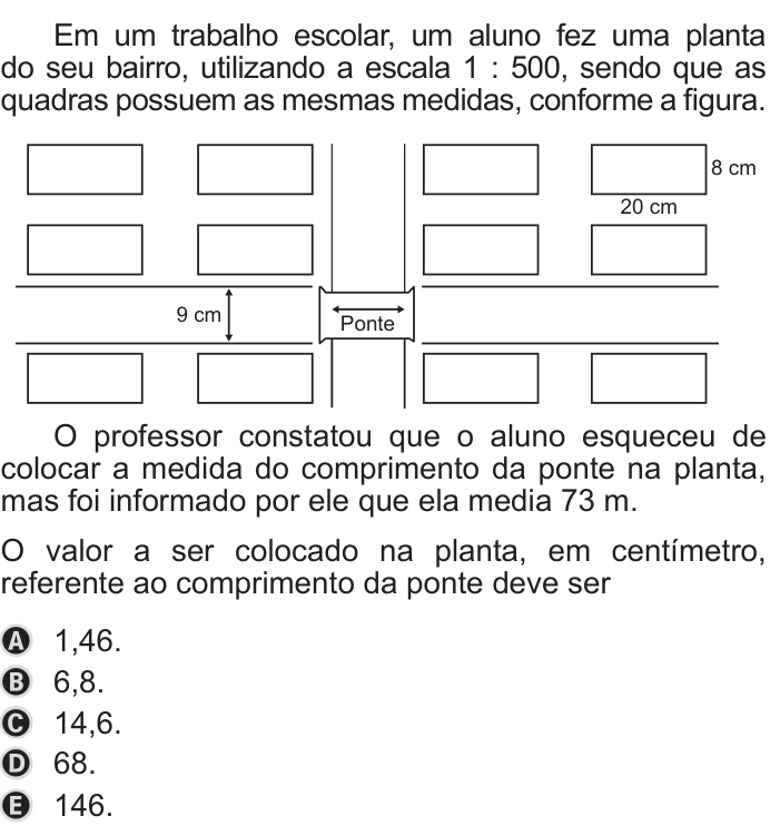 Questão 178 no caderno Azul do ENEM PPL 2019