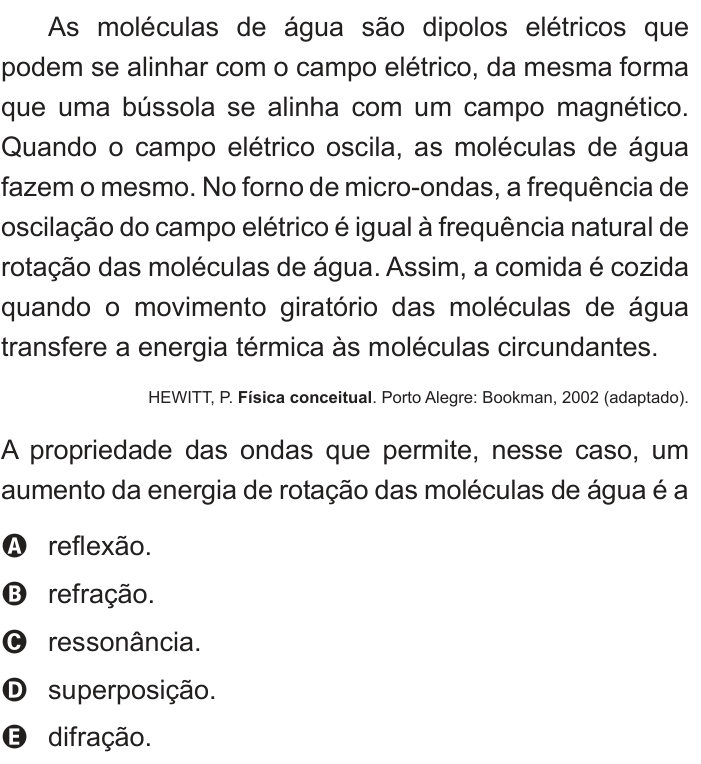 Questão 87 no caderno Branco do ENEM PPL 2013