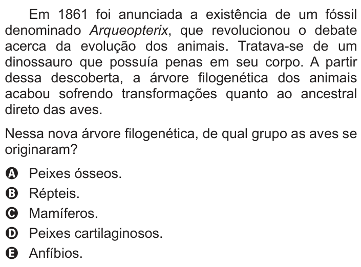 Questão 88 no caderno Branco do ENEM PPL 2013