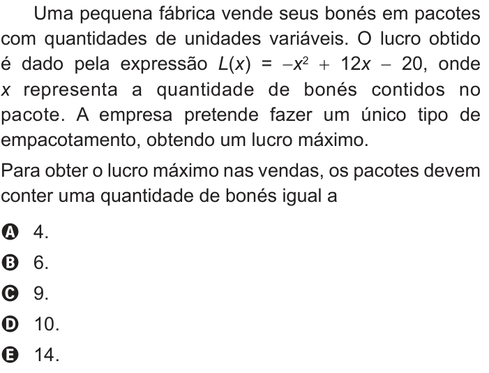 Questão 150 no caderno Cinza do ENEM PPL 2013