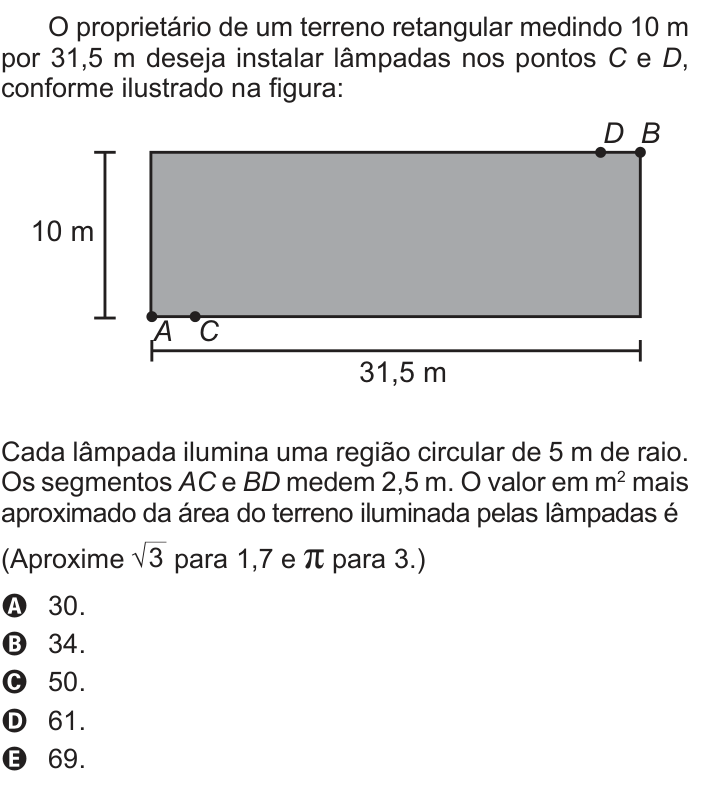 Questão 158 no caderno Cinza do ENEM PPL 2013