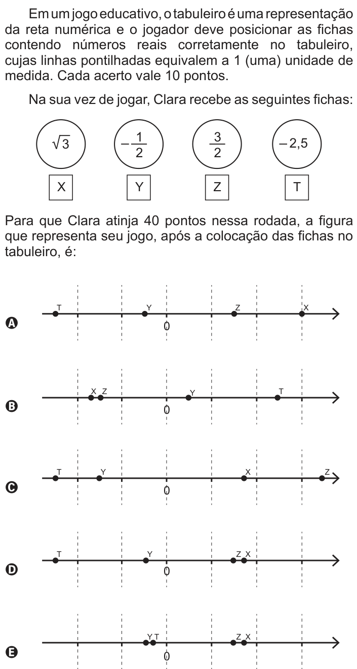 Questão 162 no caderno Cinza do ENEM PPL 2013