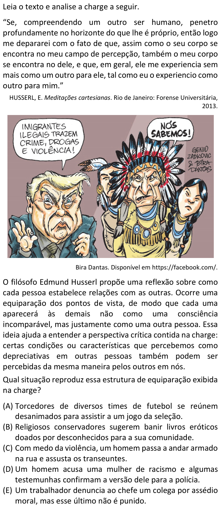 Questão 6 no caderno V1 da FUVEST 2025