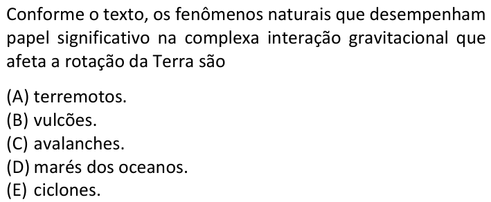 Questão 28 no caderno V1 da FUVEST 2025