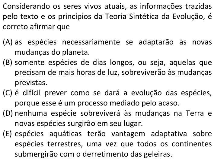 Questão 29 no caderno V1 da FUVEST 2025