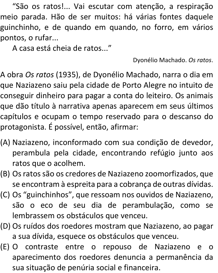 Questão 34 no caderno V1 da FUVEST 2025