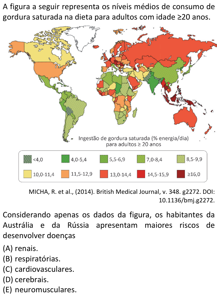 Questão 47 no caderno V1 da FUVEST 2025