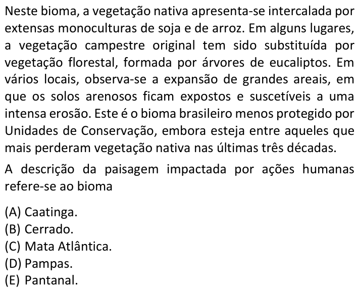 Questão 50 no caderno V1 da FUVEST 2025