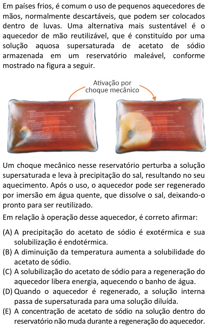 Questão 57 no caderno V1 da FUVEST 2025