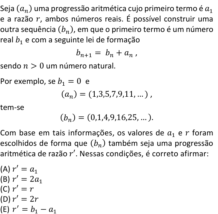 Questão 70 no caderno V1 da FUVEST 2025