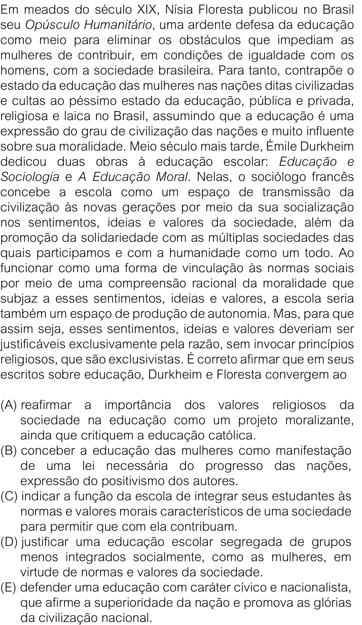 Questão 9 no caderno V1 da FUVEST 2026
