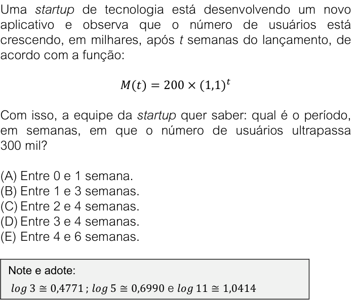 Questão 18 no caderno V1 da FUVEST 2026