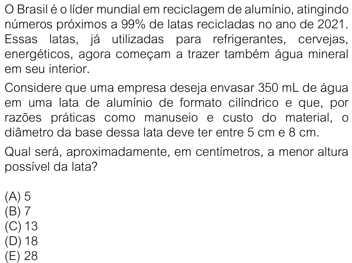 Questão 30 no caderno V1 da FUVEST 2026