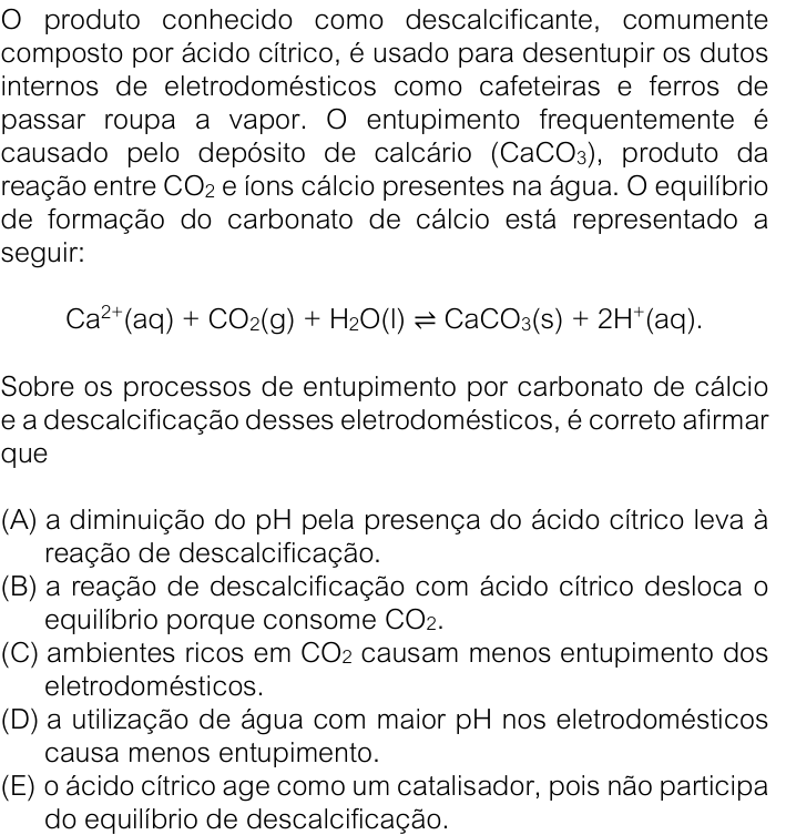 Questão 32 no caderno V1 da FUVEST 2026