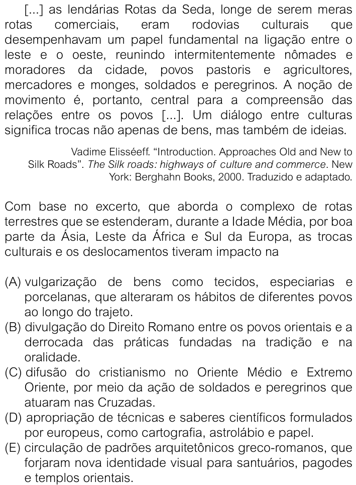 Questão 49 no caderno V1 da FUVEST 2026