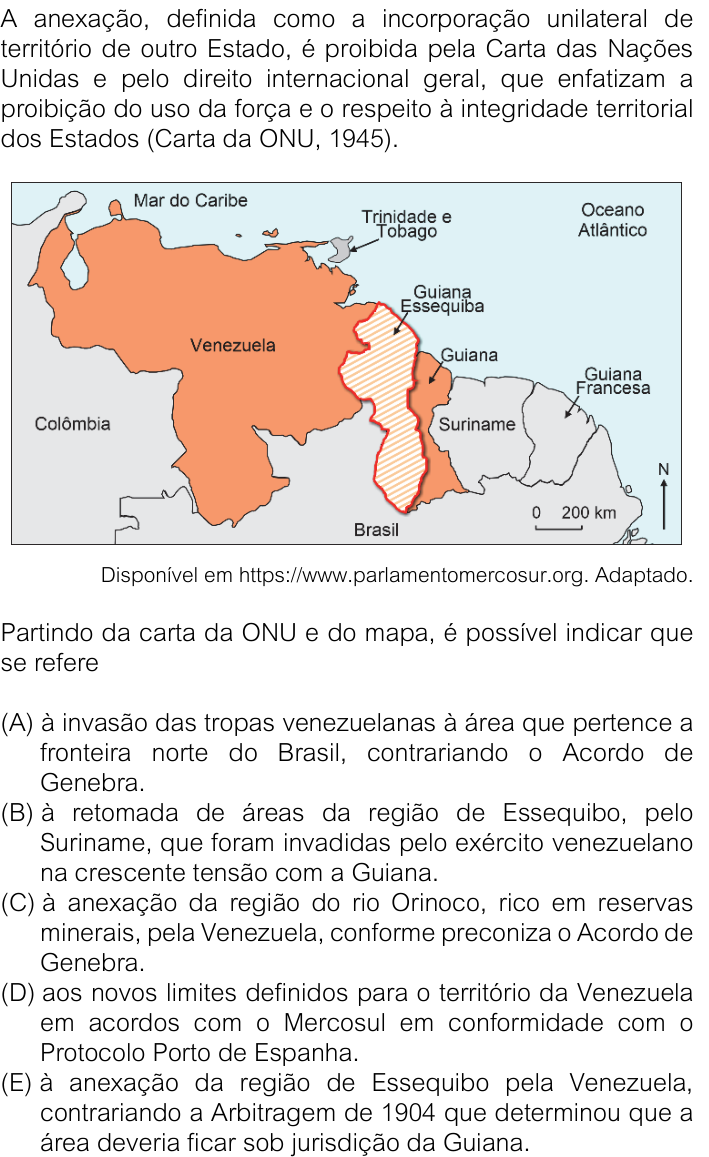 Questão 53 no caderno V1 da FUVEST 2026