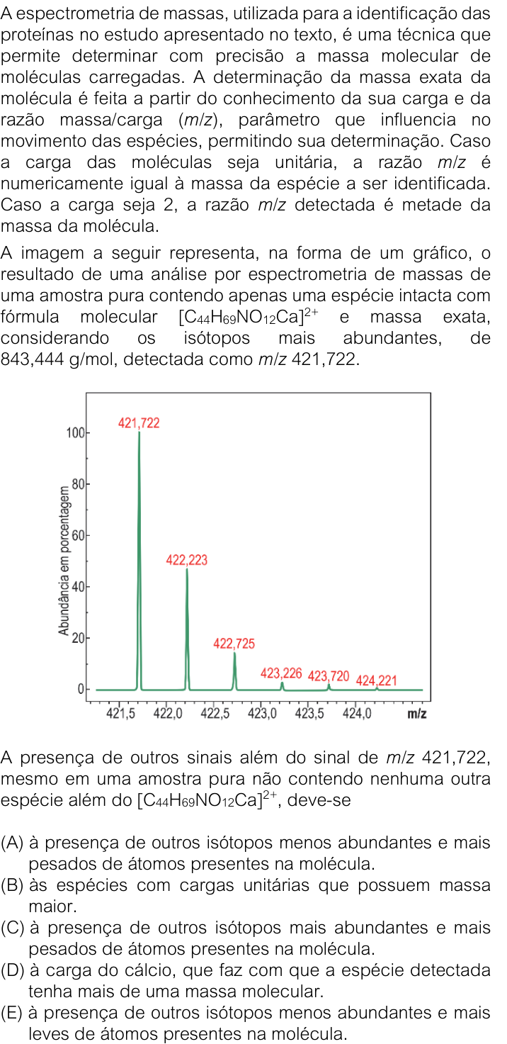 Questão 67 no caderno V1 da FUVEST 2026