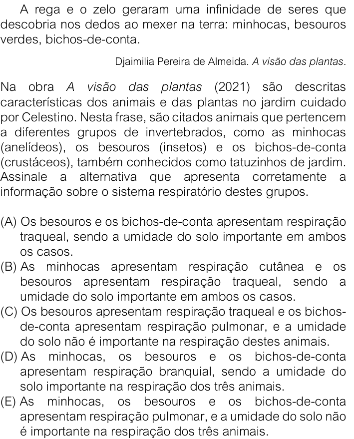 Questão 86 no caderno V1 da FUVEST 2026