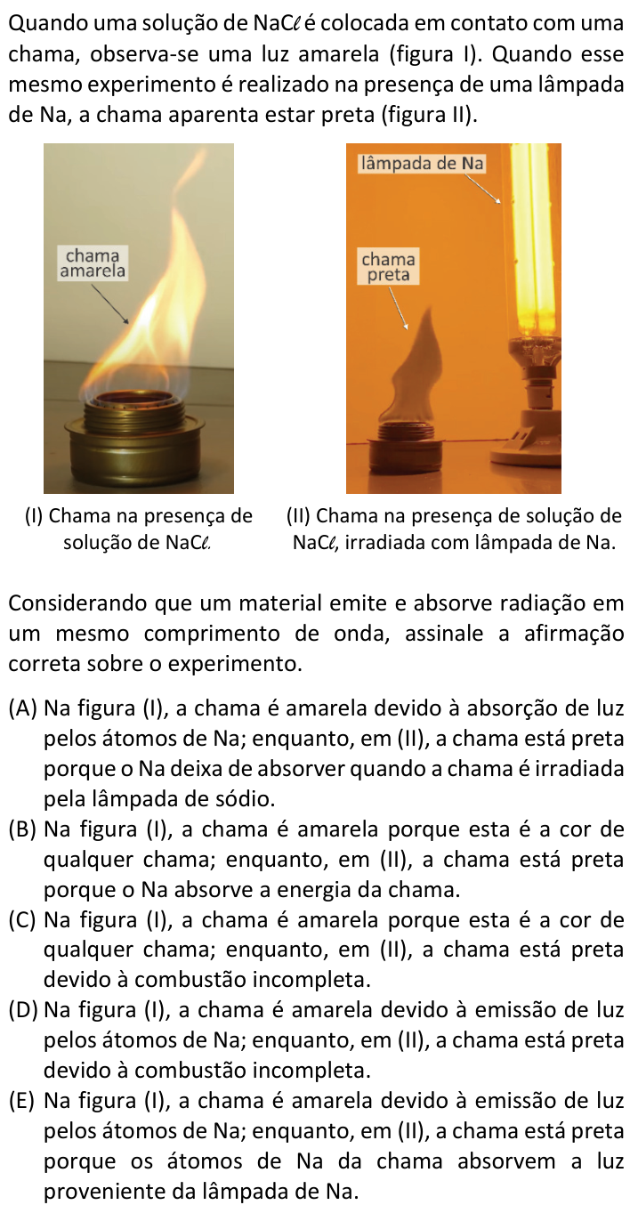 Questão 25 no caderno  da FUVEST 2024