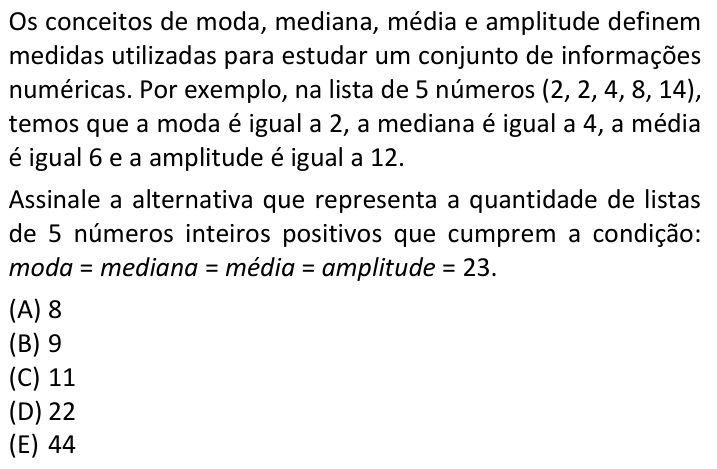 Questão 34 no caderno  da FUVEST 2024