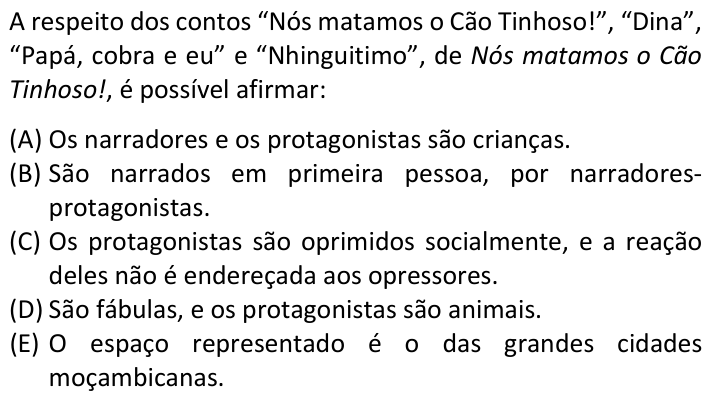 Questão 37 no caderno  da FUVEST 2024