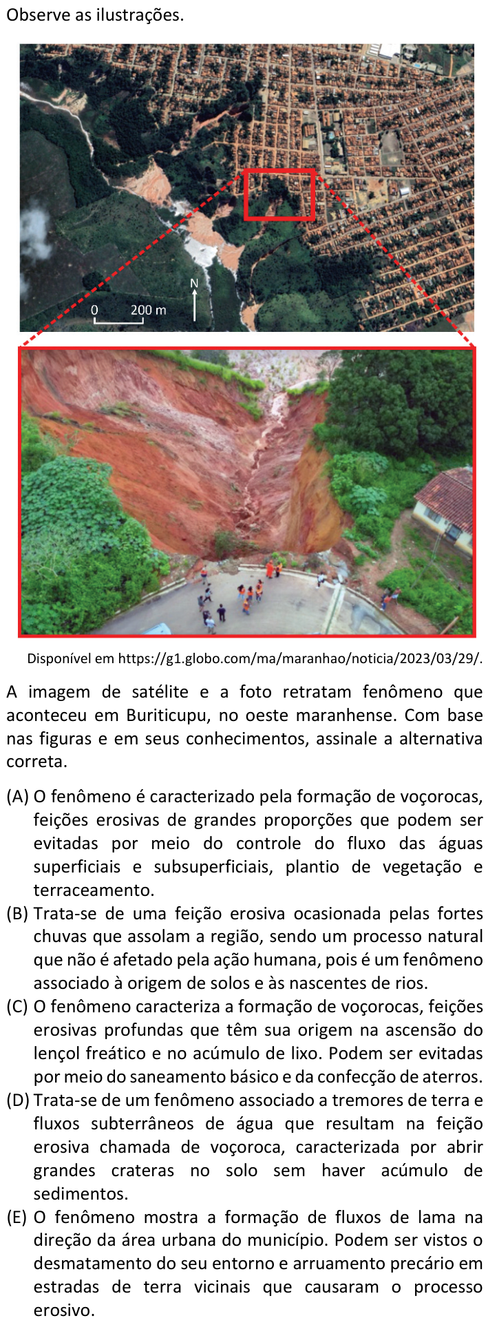 Questão 66 no caderno  da FUVEST 2024