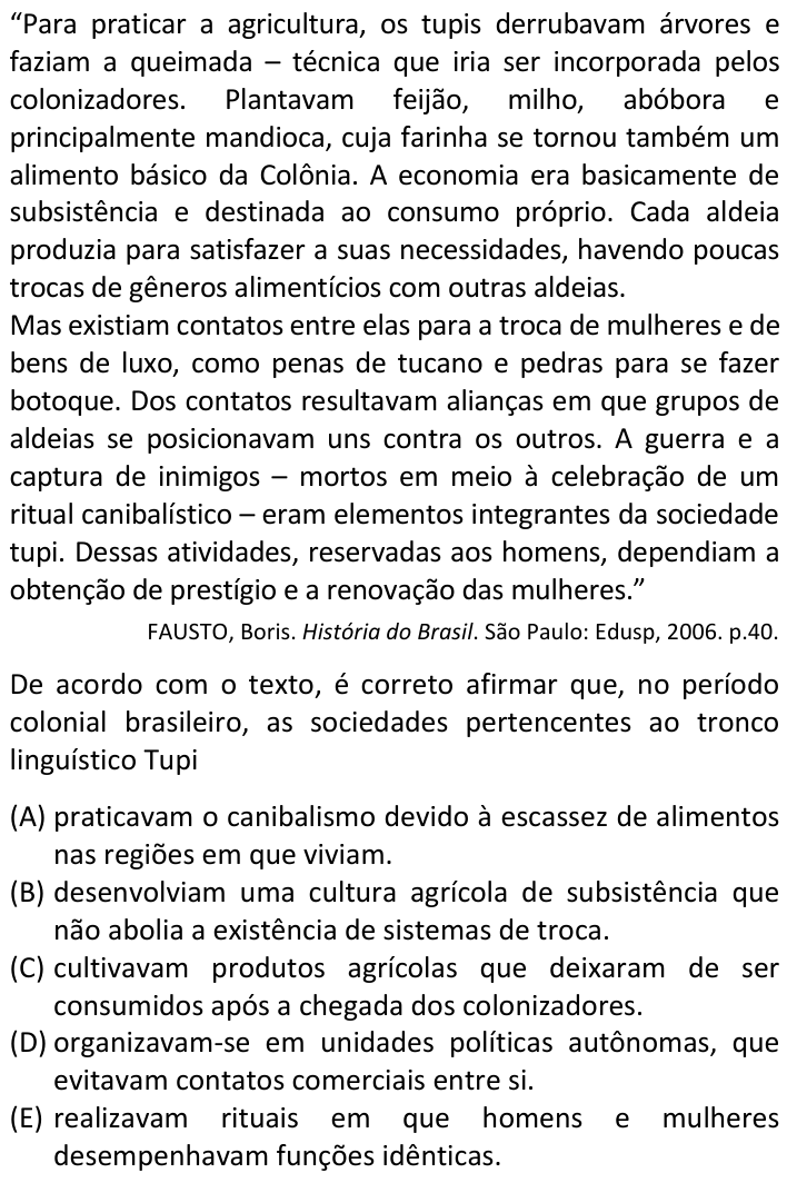 Questão 86 no caderno  da FUVEST 2024