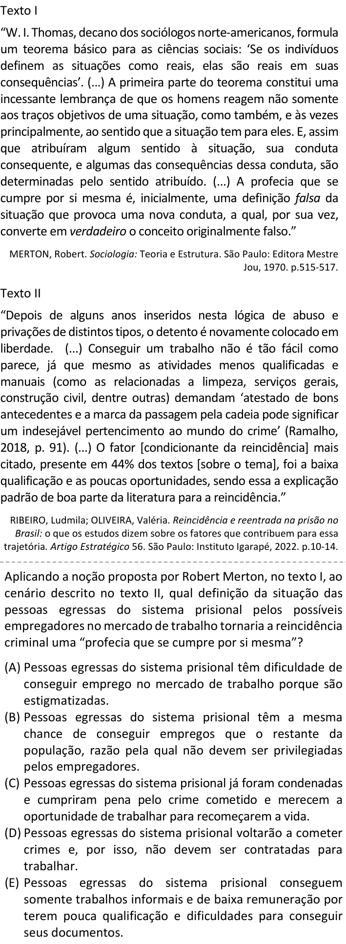 Questão 90 no caderno  da FUVEST 2024
