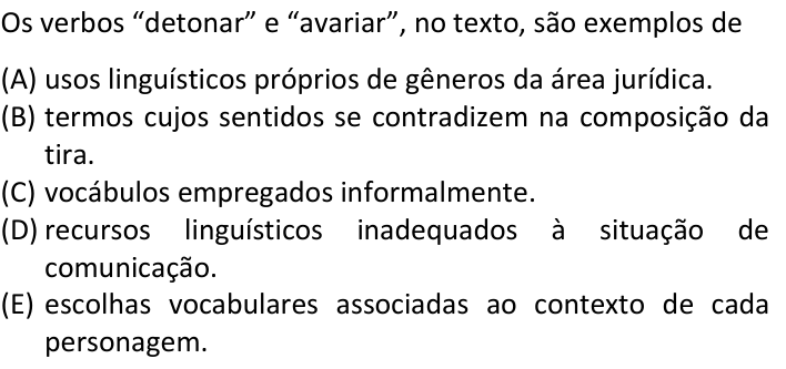 Questão 7 no caderno  da FUVEST 2023