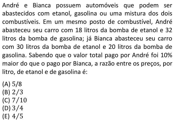 Questão 24 no caderno  da FUVEST 2023
