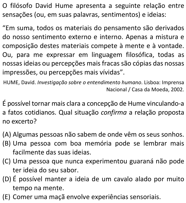 Questão 31 no caderno  da FUVEST 2023