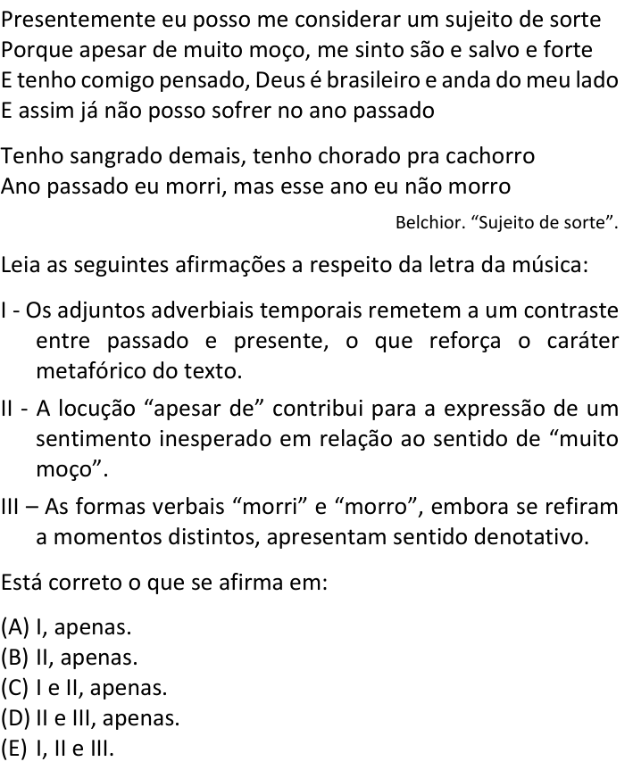 Questão 37 no caderno  da FUVEST 2023