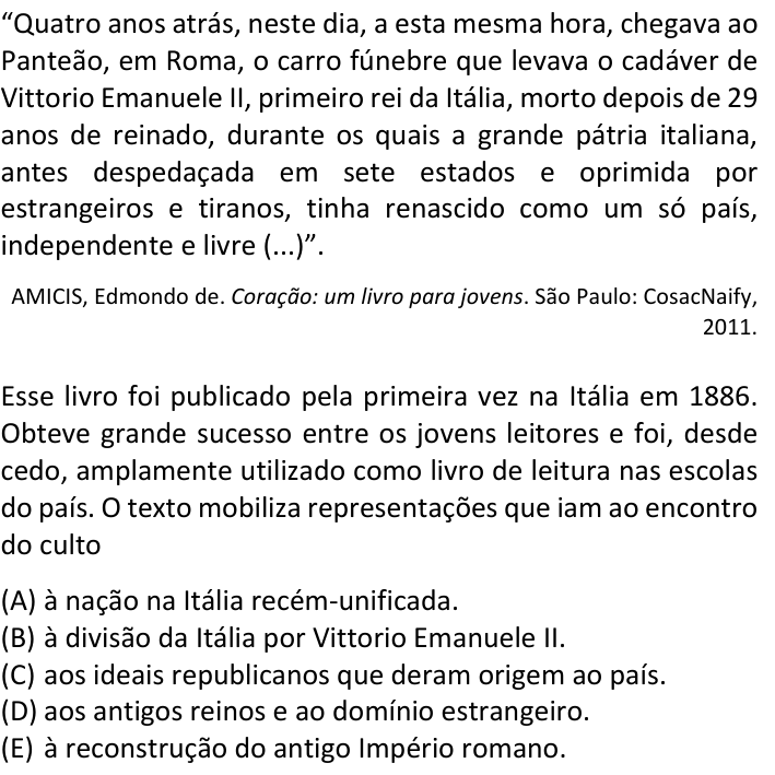 Questão 45 no caderno  da FUVEST 2023