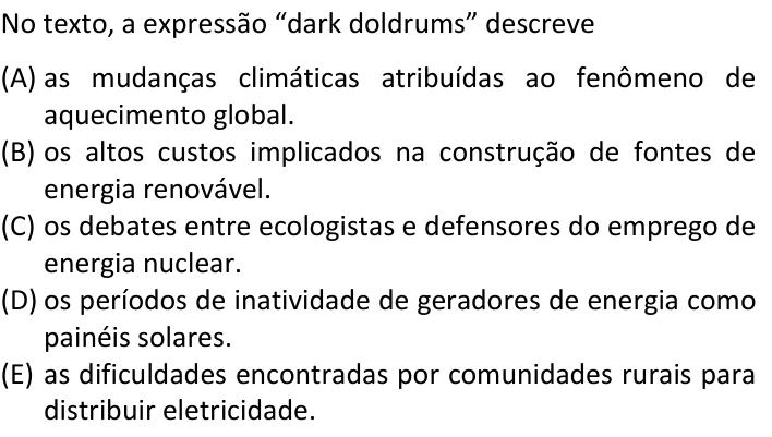 Questão 68 no caderno  da FUVEST 2023