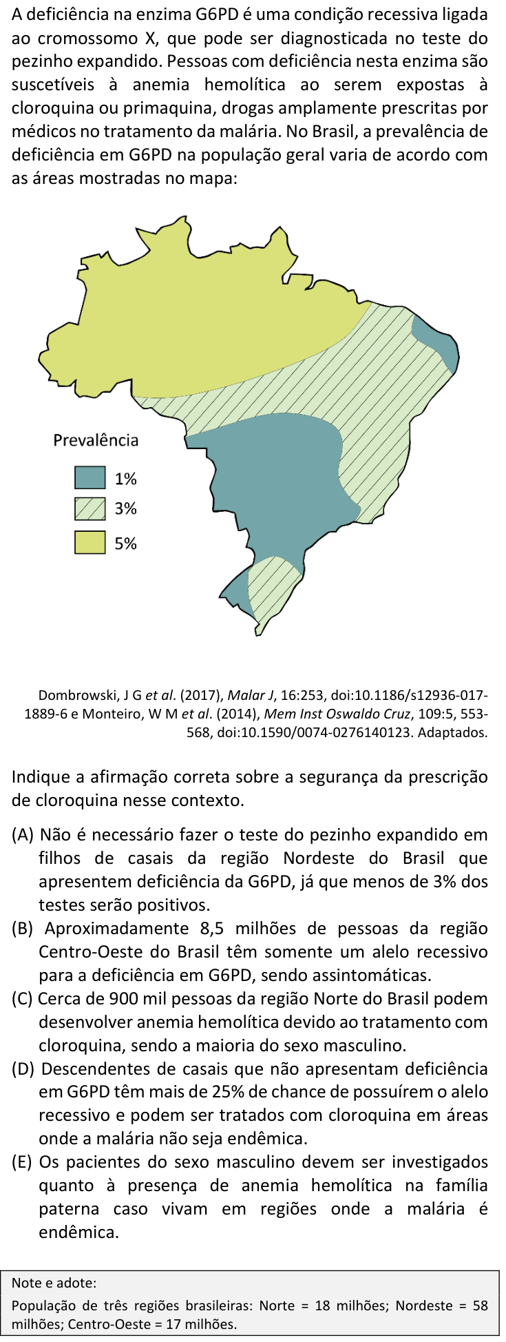 Questão 1 no caderno  da FUVEST 2022