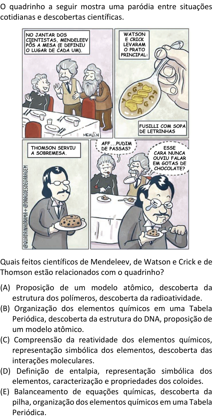 Questão 14 no caderno  da FUVEST 2022