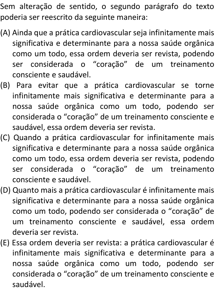 Questão 17 no caderno  da FUVEST 2022